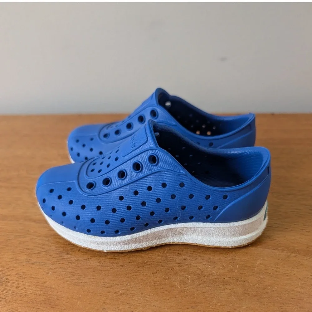 Native Robbie Sugarlite Sneakers Blue Size 7 Toddler
